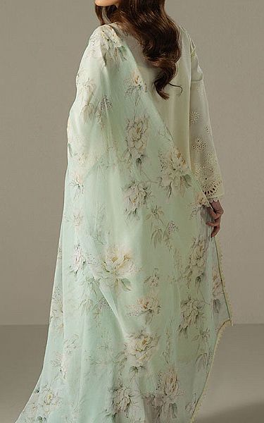 Cross Stitch Off-white Lawn Suit | Pakistani Lawn Dress in USA- Image 2