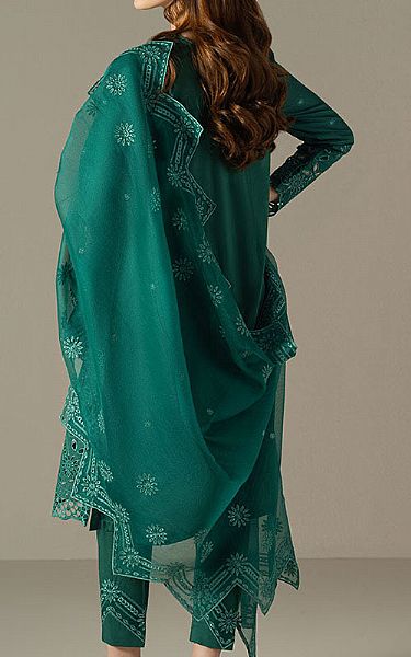Cross Stitch Bottle Green Lawn Suit | Pakistani Lawn Dress in USA- Image 2