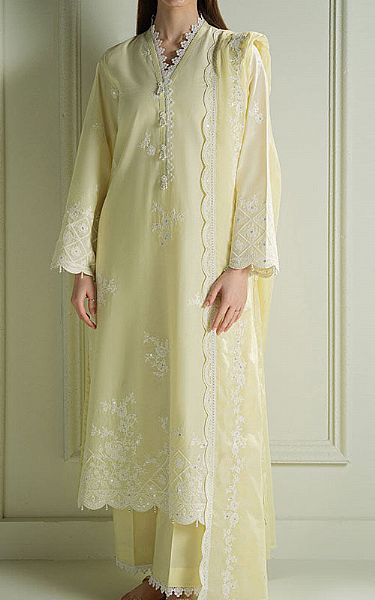 Cross Stitch Lime Green Lawn Suit | Pakistani Lawn Dress in USA- Image 1
