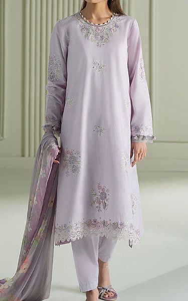 Cross Stitch Lilac Lawn Suit | Pakistani Lawn Dress in USA- Image 1