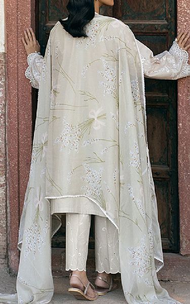 Cross Stitch Light Grey Lawn Suit | Pakistani Lawn Dress in USA- Image 2