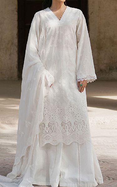 Cross Stitch White Lawn Suit | Pakistani Lawn Dress in USA- Image 1