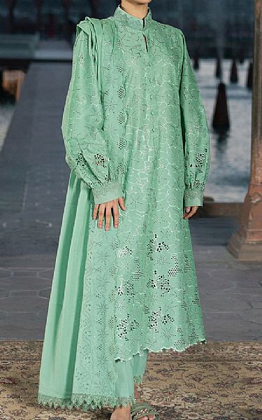 Cross Stitch Shadow Green Lawn Suit | Pakistani Lawn Dress in USA- Image 1