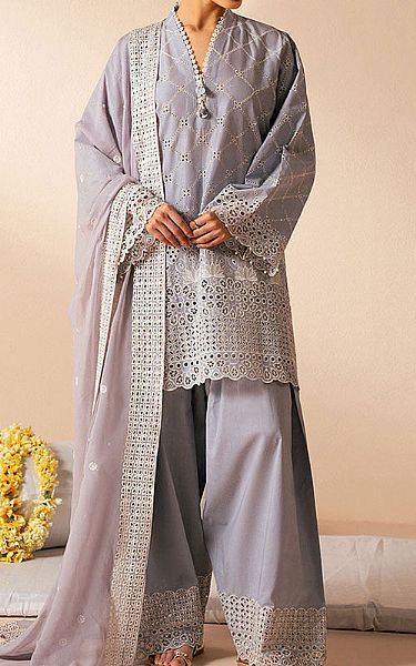 Cross Stitch Lilac Lawn Suit | Pakistani Lawn Dress in USA- Image 1