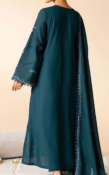 Cross Stitch Teal Lawn Suit | Pakistani Lawn Dress in USA- Image 2