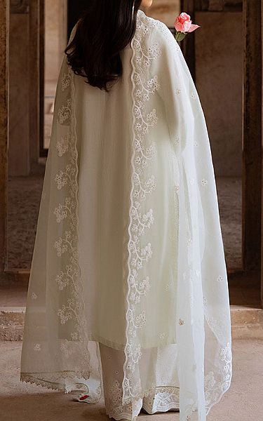 Cross Stitch Off-white Lawn Suit | Pakistani Lawn Dress in USA- Image 2