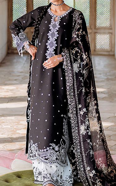 Cross Stitch Black Lawn Suit | Pakistani Lawn Dress in USA- Image 1
