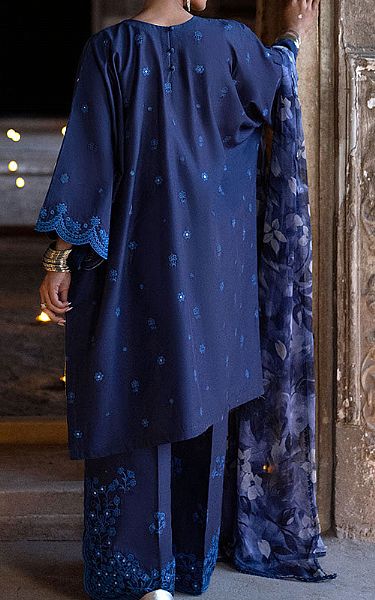 Cross Stitch Navy Blue Lawn Suit | Pakistani Lawn Dress in USA- Image 2