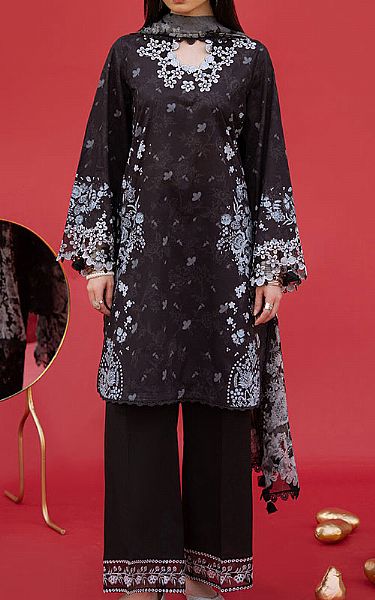 Cross Stitch Black Lawn Suit | Pakistani Lawn Dress in USA- Image 1