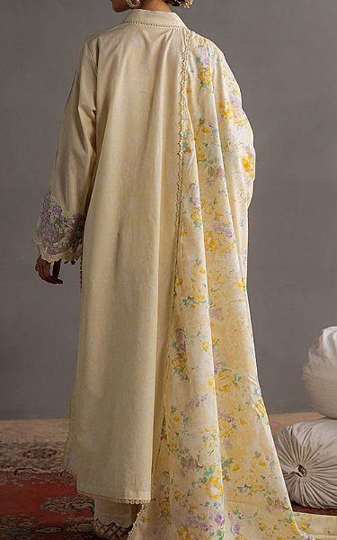 Cross Stitch Tan Lawn Suit | Pakistani Lawn Dress in USA- Image 2