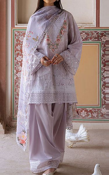 Cross Stitch Lavender Lawn Suit | Pakistani Lawn Dress in USA- Image 1