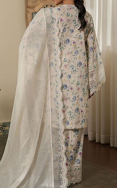 Cross Stitch Off-white Lawn Suit | Pakistani Lawn Dress in USA- Image 2