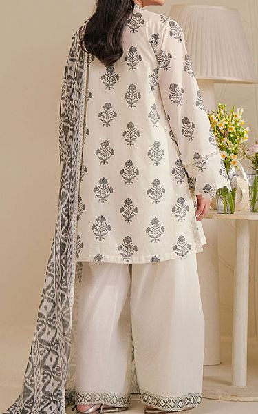 Cross Stitch Off-white Lawn Suit | Pakistani Lawn Dress in USA- Image 2