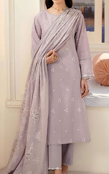 Cross Stitch Lilac Lawn Suit | Pakistani Lawn Dress in USA- Image 1