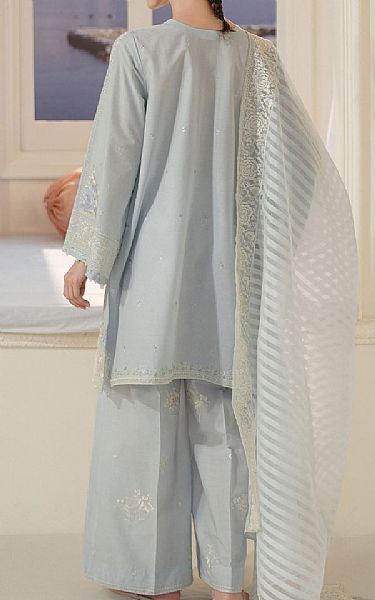 Cross Stitch Sky Blue Lawn Suit | Pakistani Lawn Dress in USA- Image 2
