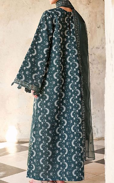 Cross Stitch Teal Lawn Suit | Pakistani Lawn Dress in USA- Image 2