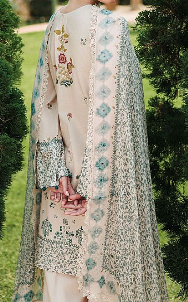 Cross Stitch Ivory Lawn Suit | Pakistani Lawn Dress in USA- Image 2