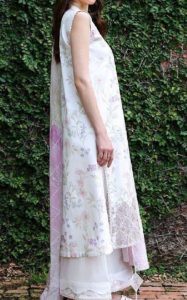 Cross Stitch Off-white Lawn Suit | Pakistani Lawn Dress in USA- Image 2