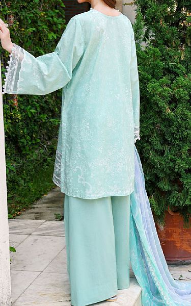 Cross Stitch Turquoise Lawn Suit | Pakistani Lawn Dress in USA- Image 2