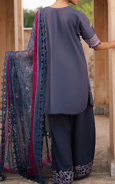 Cross Stitch Purple Lawn Suit | Pakistani Lawn Dress in USA- Image 2