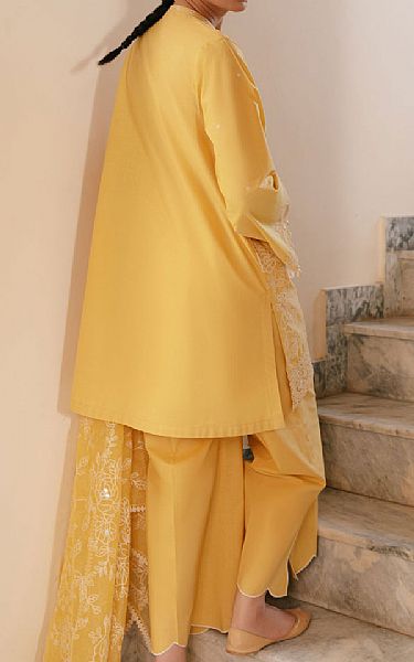 Cross Stitch Yellow Lawn Suit | Pakistani Lawn Dress in USA- Image 2