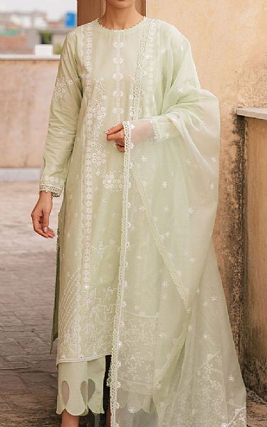 Cross Stitch Light Green Lawn Suit | Pakistani Lawn Dress in USA- Image 1