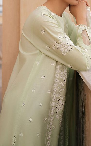 Cross Stitch Light Green Lawn Suit | Pakistani Lawn Dress in USA- Image 2