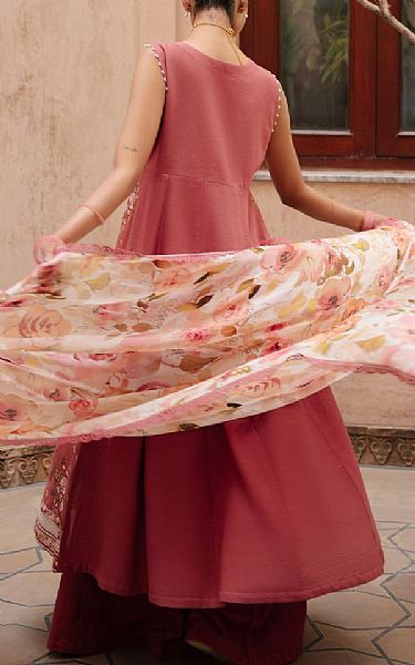 Cross Stitch Coral Lawn Suit | Pakistani Lawn Dress in USA- Image 2