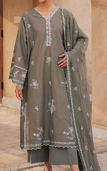 Cross Stitch Sage Green Lawn Suit | Pakistani Lawn Dress in USA- Image 1