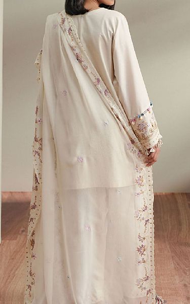Cross Stitch Off-white Lawn Suit | Pakistani Lawn Dress in USA- Image 2