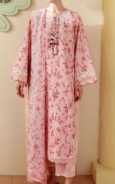 Cross Stitch Pink Lawn Suit | Pakistani Lawn Dress in USA- Image 1