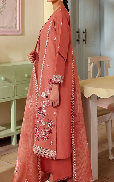 Cross Stitch Rust Lawn Suit | Pakistani Lawn Dress in USA- Image 2
