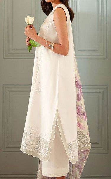 Cross Stitch Off-white Lawn Suit | Pakistani Lawn Dress in USA- Image 2