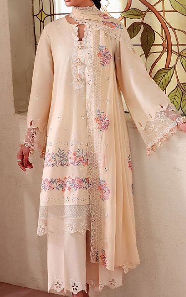 Cross Stitch Off-white Lawn Suit | Pakistani Lawn Dress in USA- Image 1