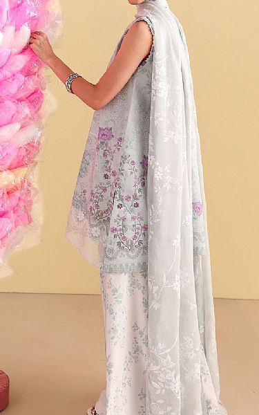 Cross Stitch Light Grey Lawn Suit | Pakistani Lawn Dress in USA- Image 2