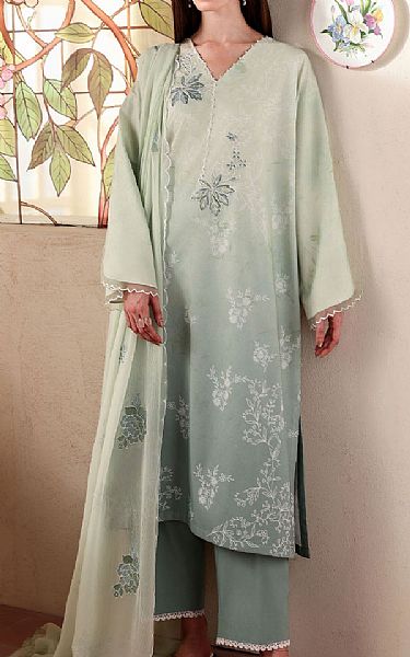 Cross Stitch Light Green Lawn Suit | Pakistani Lawn Dress in USA- Image 1