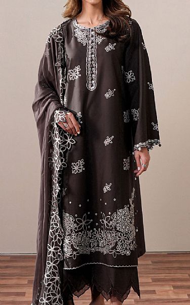 Cross Stitch Grey Cambric Suit | Pakistani Lawn Dress in USA- Image 1