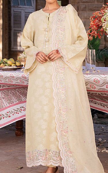 Cross Stitch Ivory Lawn Suit | Pakistani Lawn Dress in USA- Image 1