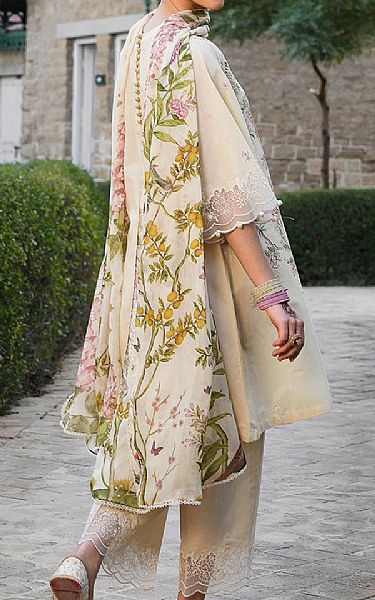 Cross Stitch Ivory Lawn Suit | Pakistani Lawn Dress in USA- Image 2