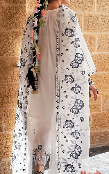 Cross Stitch White Lawn Suit | Pakistani Lawn Dress in USA- Image 2