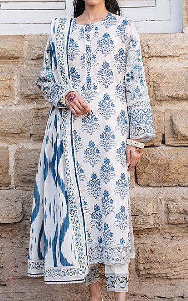 Cross Stitch Off White Lawn Suit | Pakistani Lawn Dress in USA- Image 1