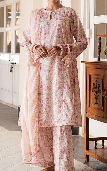 Cross Stitch Oyster Pink Lawn Suit | Pakistani Lawn Dress in USA- Image 1