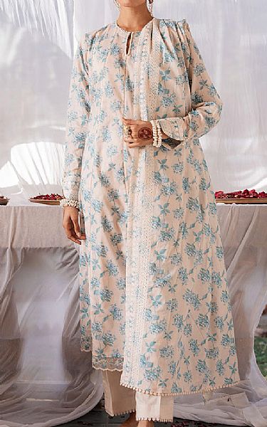 Cross Stitch Oyster Pink Lawn Suit | Pakistani Lawn Dress in USA- Image 1