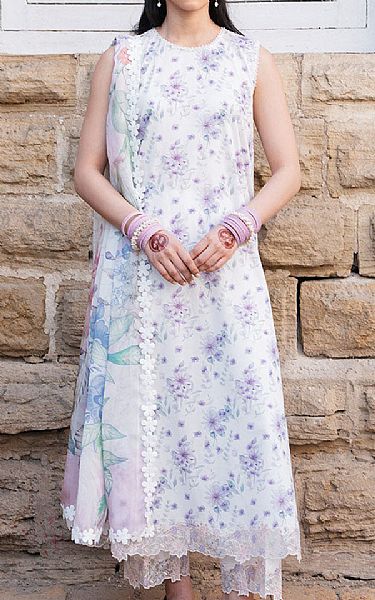 Cross Stitch Off White Lawn Suit | Pakistani Lawn Dress in USA- Image 1