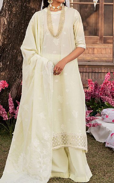 Cross Stitch Thistle Green Jacquard Suit | Pakistani Lawn Dress in USA- Image 1