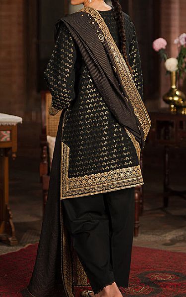 Cross Stitch Black Jacquard Suit | Pakistani Lawn Suits- Image 2