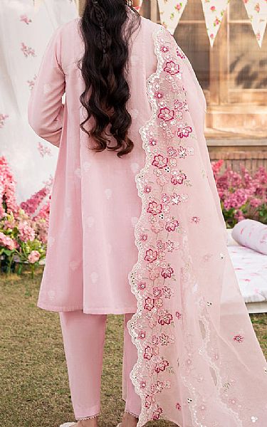 Cross Stitch Pink Jacquard Suit | Pakistani Lawn Suits- Image 2