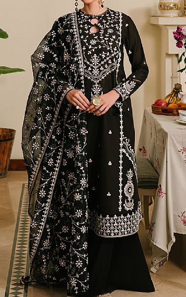 Cross Stitch Black Lawn Suit | Pakistani Lawn Suits- Image 1