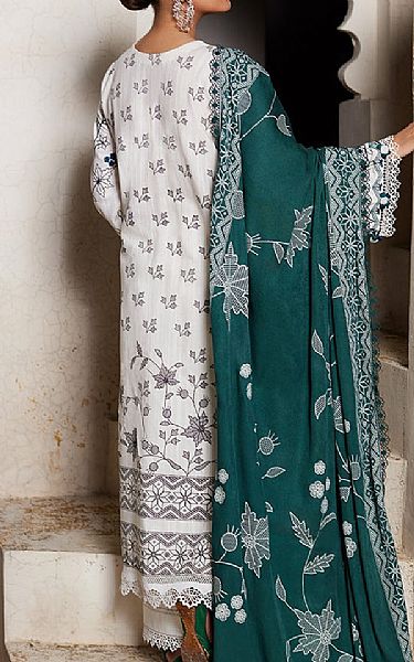 Cross Stitch Ivory Khaddar Suit | Pakistani Winter Dresses- Image 2