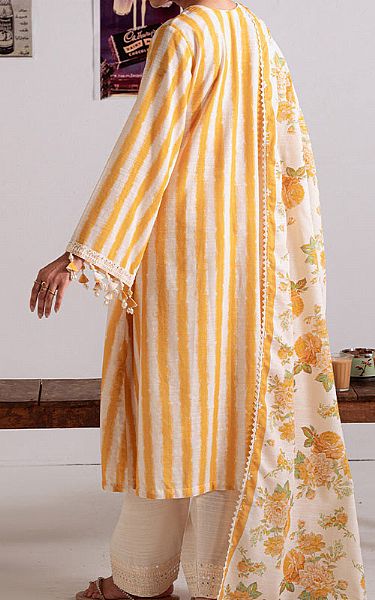 Cross Stitch Ivory Khaddar Suit | Pakistani Winter Dresses in USA- Image 2